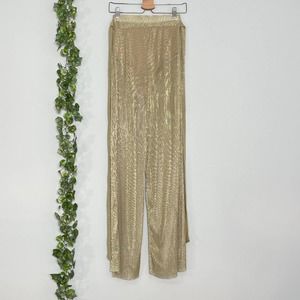 BOOHOO | PANTS GOLDEN SIZE 4